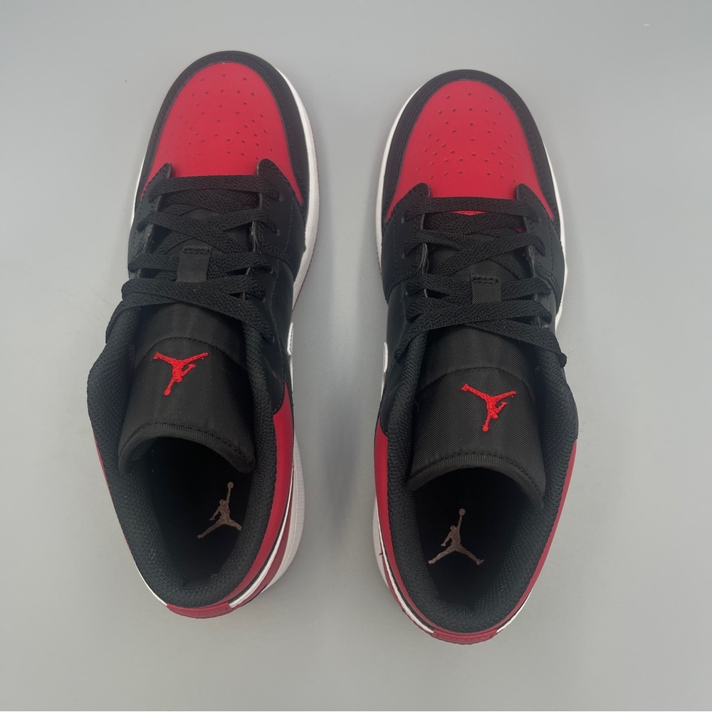 Nike Air Jordan 1 Low Big Girl * Shown: Black/White/Gym Red - Picture 9 of 14
